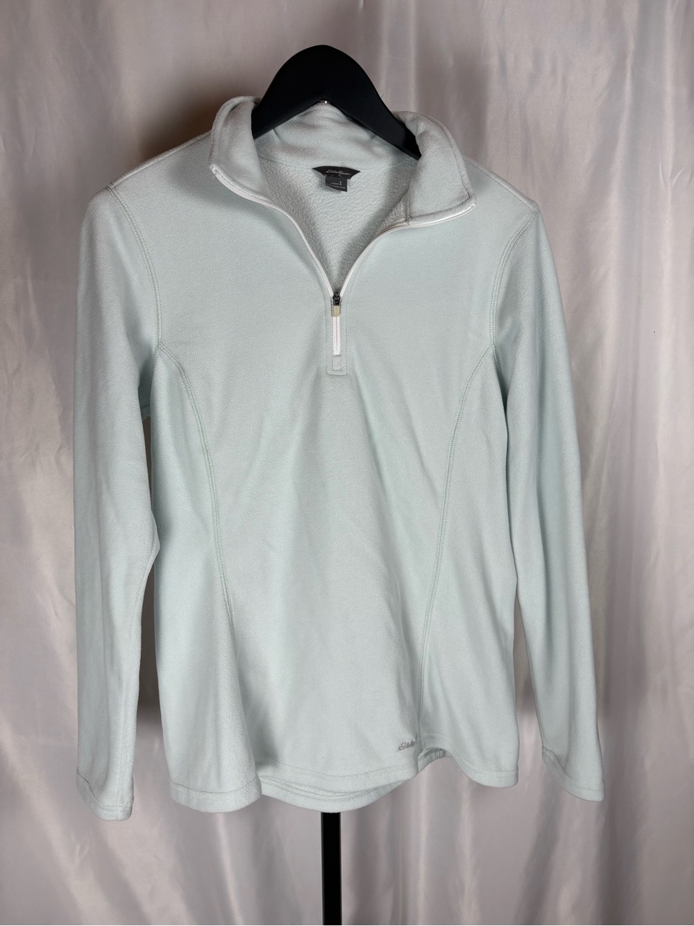 Eddie Bauer Pale Blue Men’s Quarter-Zip Pullover